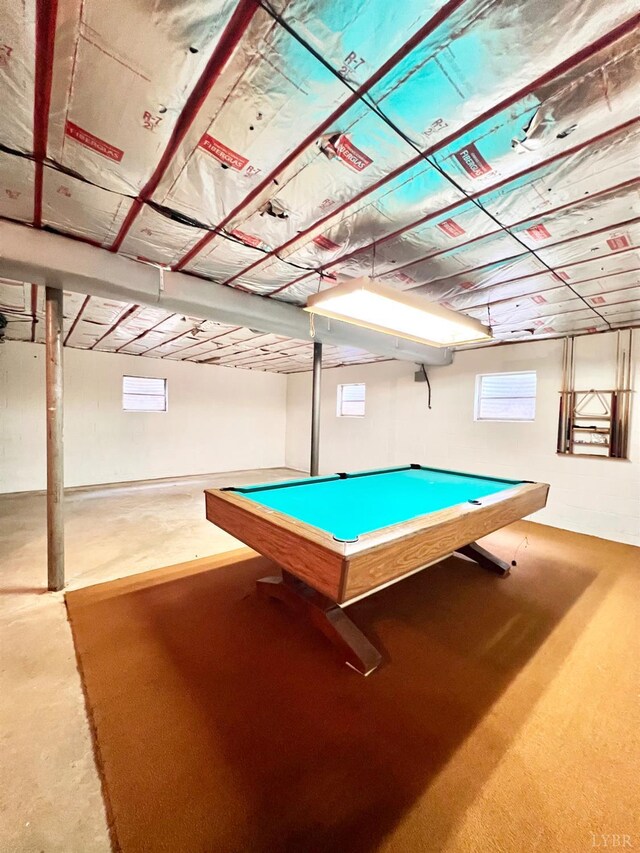 166 Matohe Rd, Monroe, VA 24574 - rec room featuring pool table
