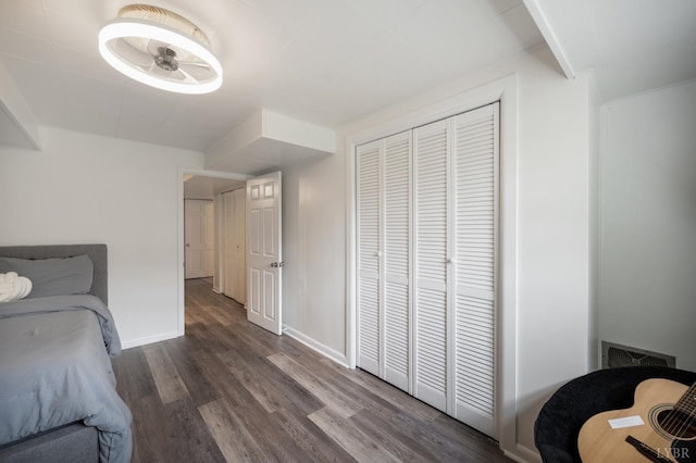 6012 Rhonda Rd, Lynchburg, VA 24502 - bedroom with wood finished floors, a closet, and baseboards