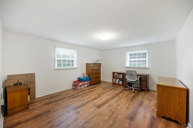 6012 Rhonda Rd, Lynchburg, VA 24502 - home office with wood finished floors and baseboards