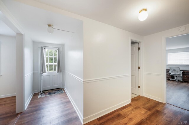 6012 Rhonda Rd, Lynchburg, VA 24502 - entryway with wood finished floors and baseboards
