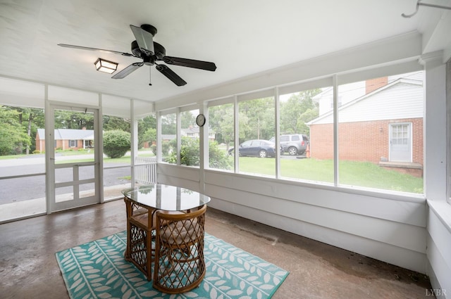 6012 Rhonda Rd, Lynchburg, VA 24502 - sunroom / solarium featuring ceiling fan