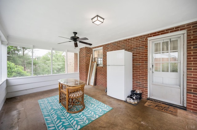 6012 Rhonda Rd, Lynchburg, VA 24502 - sunroom / solarium with a ceiling fan
