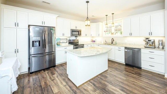 1480 Pilgrim Rd, Goode, VA 24556 - kitchen with appliances with stainless steel finishes, a sink, and white cabinetry