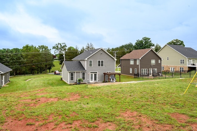 1480 Pilgrim Rd, Goode, VA 24556 - rear view of house featuring french doors