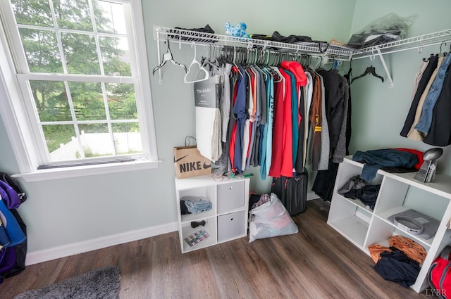 1053 Hupps Hill Ln, Forest, VA 24551 - walk in closet featuring wood finished floors