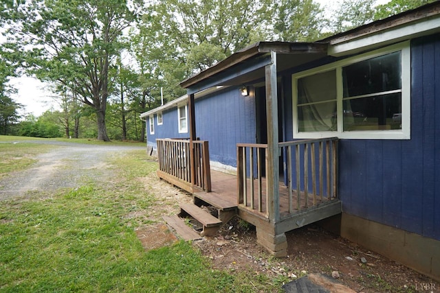 134 Napier Dr, Concord, VA 24538 - view of property exterior with a deck