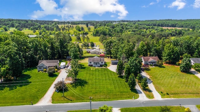 343 Soybean Dr, Appomattox, VA 24522 - bird's eye view of a heavily wooded area