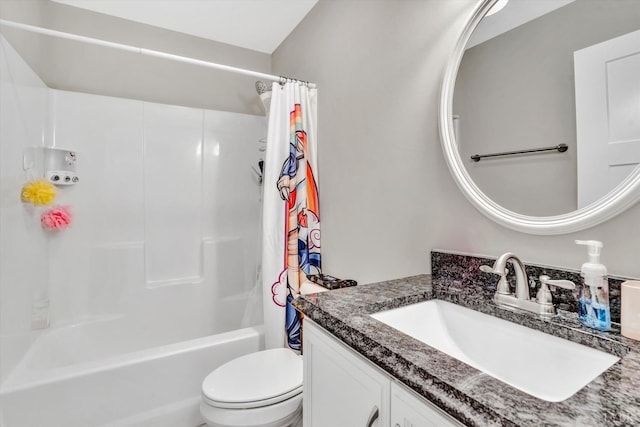 238 Ridgeline Dr, Concord, VA 24538 - full bath with vanity, shower / tub combo with curtain, and toilet