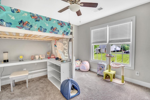 238 Ridgeline Dr, Concord, VA 24538 - carpeted bedroom featuring baseboards and ceiling fan