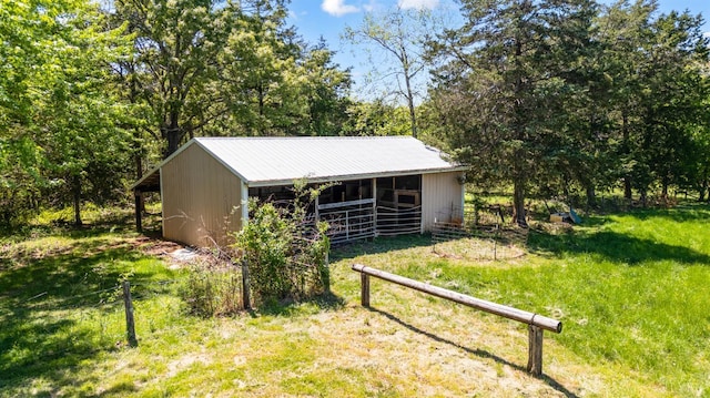 1129 Croft Ln, Bedford, VA 24523 - view of outbuilding with an exterior structure