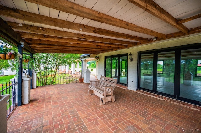 7845 Bear Creek Rd, Gladys, VA 24554 - view of patio