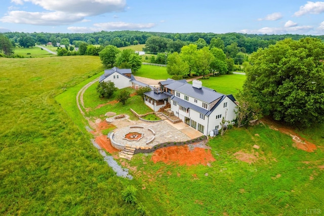 7845 Bear Creek Rd, Gladys, VA 24554 - aerial view of sparsely populated area