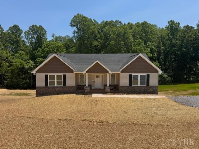 2304 Spring Grove Rd, Spout Spring, VA 24593 - ranch-style home with a porch