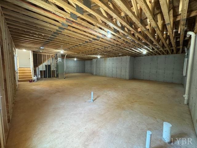 2304 Spring Grove Rd, Spout Spring, VA 24593 - view of below grade area