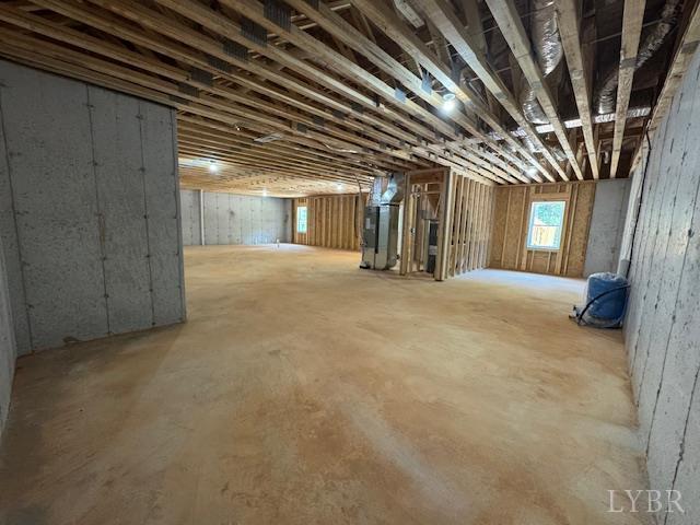 2304 Spring Grove Rd, Spout Spring, VA 24593 - below grade area with heating unit