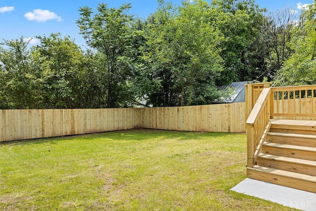 419 Wadsworth St, Lynchburg, VA 24501 - fenced backyard featuring stairs