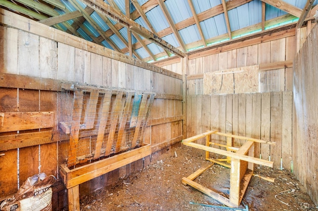 1807 Wheats Valley Rd, Bedford, VA 24532 - miscellaneous room with lofted ceiling