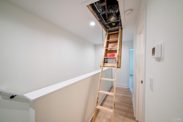 556 Leesville Rd Unit 907, Lynchburg, VA 24502 - corridor featuring light wood-type flooring, recessed lighting, and baseboards