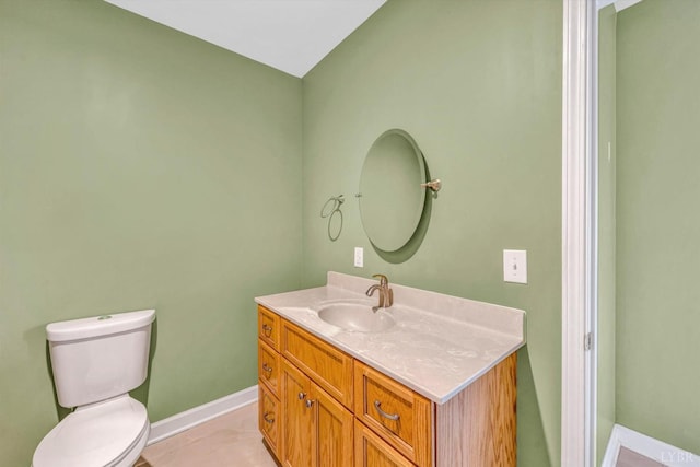 1066 Siesta Key Ct, Moneta, VA 24121 - half bath with vanity, toilet, and baseboards