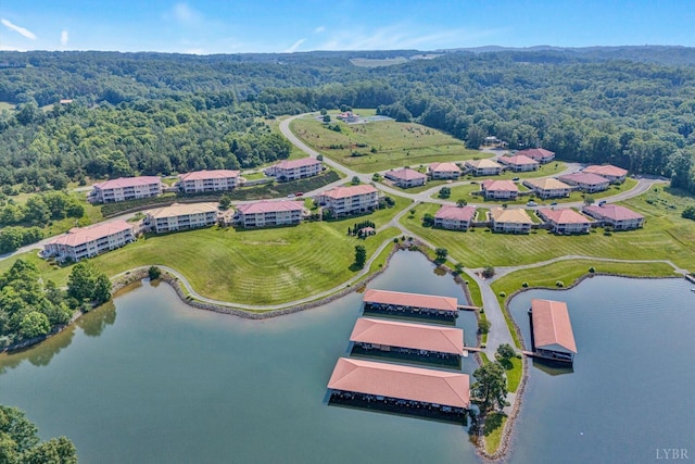 1066 Siesta Key Ct, Moneta, VA 24121 - bird's eye view of a heavily wooded area and a large body of water