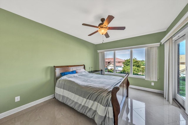 1066 Siesta Key Ct, Moneta, VA 24121 - bedroom with baseboards, multiple windows, and a ceiling fan