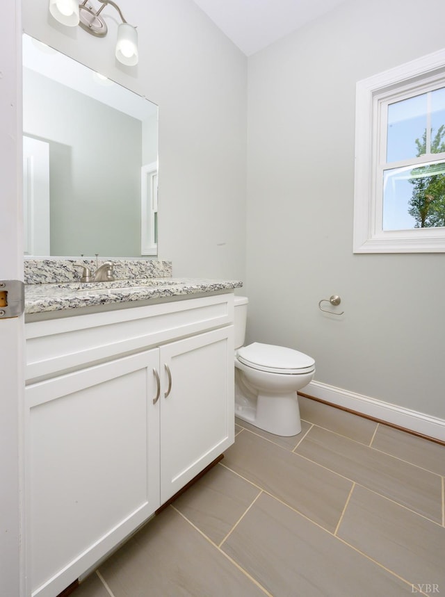 1032 Wiggington Rd, Lynchburg, VA 24502 - half bathroom with vanity and toilet