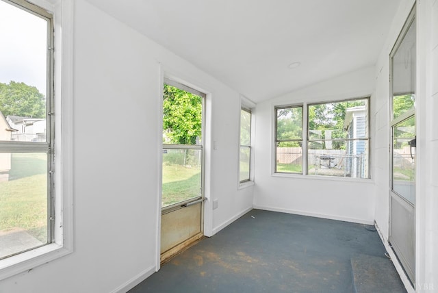 1004 Buchanan, Lynchburg, VA 24501 - unfurnished sunroom featuring lofted ceiling