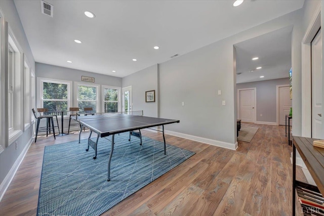 1620 Stripers Cove Rd, Goodview, VA 24095 - game room with recessed lighting and wood finished floors