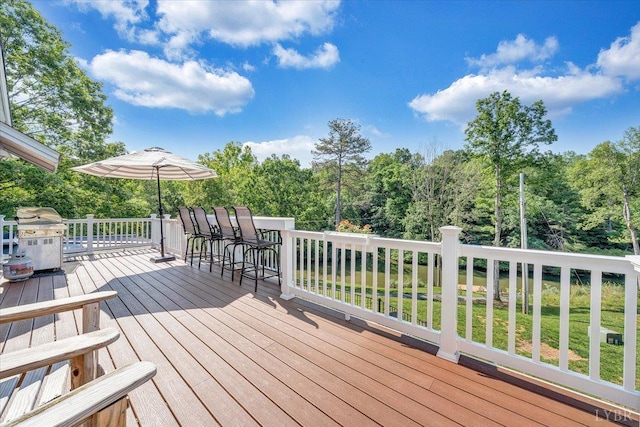 1620 Stripers Cove Rd, Goodview, VA 24095 - view of wooden deck