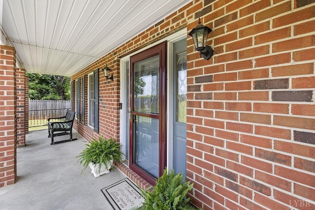 4710 Hummingbird Ln, Concord, VA 24538 - entrance to property featuring a porch and brick siding