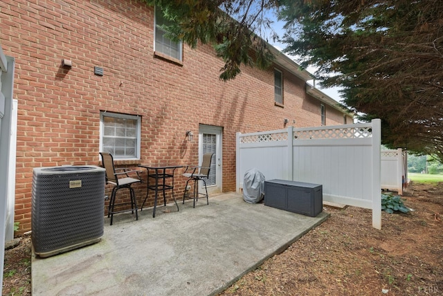 824 Wiggington Rd Unit 303, Lynchburg, VA 24502 - view of patio with central AC unit
