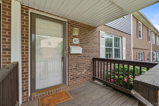 403 W Cadbury Dr, Lynchburg, VA 24502 - view of exterior entry with brick siding