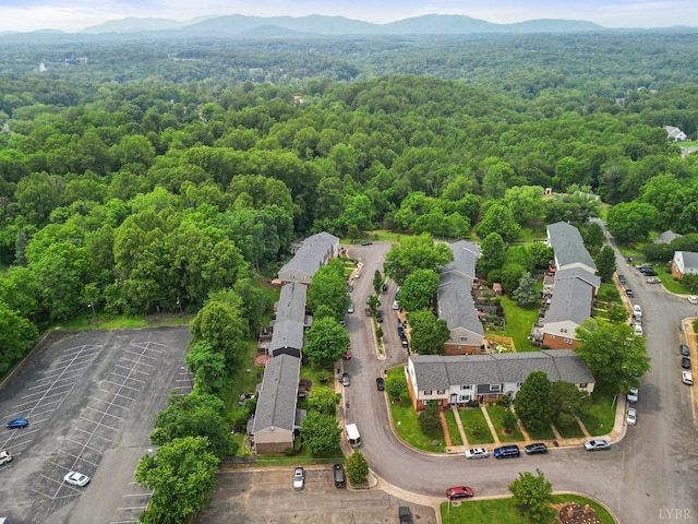 403 W Cadbury Dr, Lynchburg, VA 24502 - drone / aerial view of a forest and a mountainous background