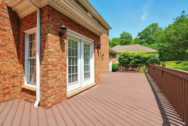 103 Waterton Dr, Lynchburg, VA 24503 - view of wooden deck