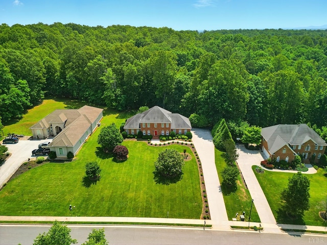 103 Waterton Dr, Lynchburg, VA 24503 - aerial view of property and surrounding area featuring a forest