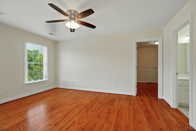 103 Waterton Dr, Lynchburg, VA 24503 - unfurnished room with light wood-style floors and a ceiling fan