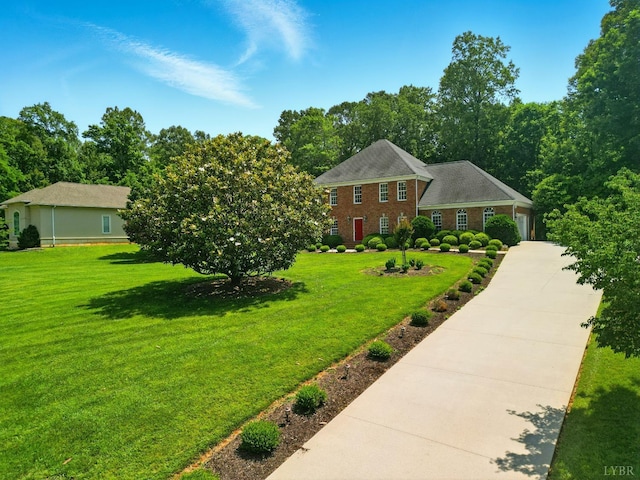 103 Waterton Dr, Lynchburg, VA 24503 - view of front of home with a front yard, driveway, and brick siding