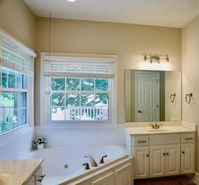1061 Cedar Sky Ct, Forest, VA 24551 - bathroom featuring vanity and a whirlpool tub