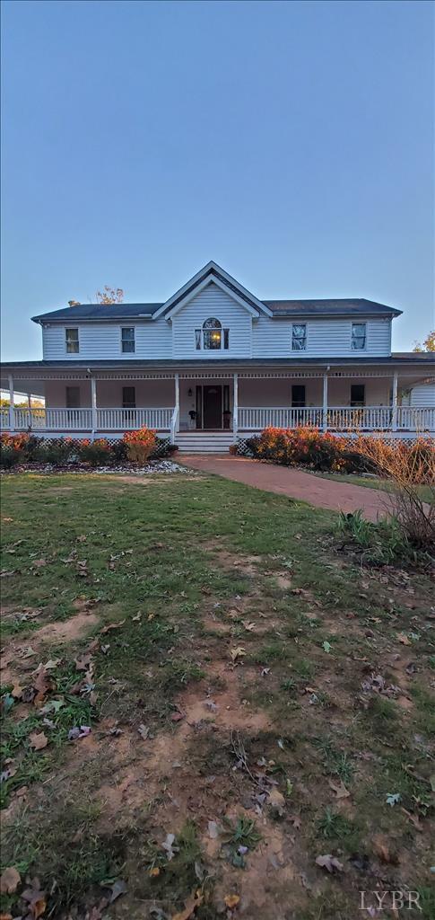 2995 Bear Creek Rd, Rustburg, VA 24588 - rear view of house featuring a lawn