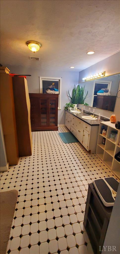 2995 Bear Creek Rd, Rustburg, VA 24588 - bathroom featuring tile patterned floors and vanity