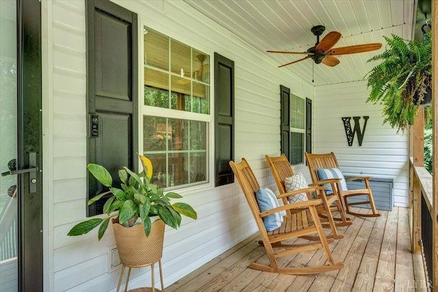 1369 Timberlake Dr, Lynchburg, VA 24502 - porch featuring a ceiling fan