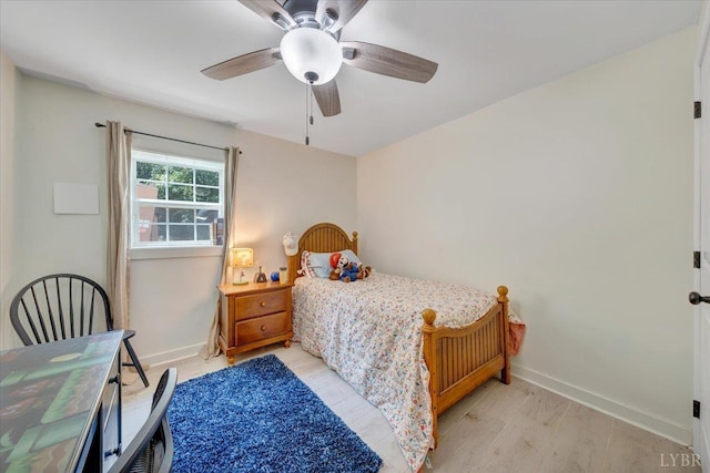 1369 Timberlake Dr, Lynchburg, VA 24502 - bedroom with light wood-type flooring and ceiling fan