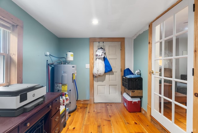 1801 Floyd St, Lynchburg, VA 24501 - interior space featuring electric water heater