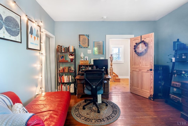 1801 Floyd St, Lynchburg, VA 24501 - office area featuring wood-type flooring