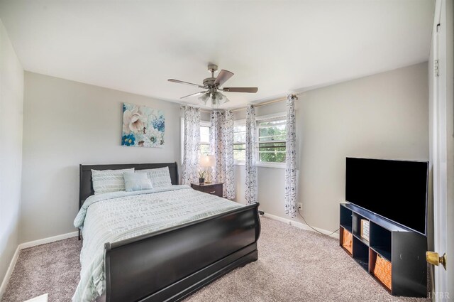 206 Huffmond St, Gretna, VA 24557 - bedroom featuring carpet flooring and ceiling fan