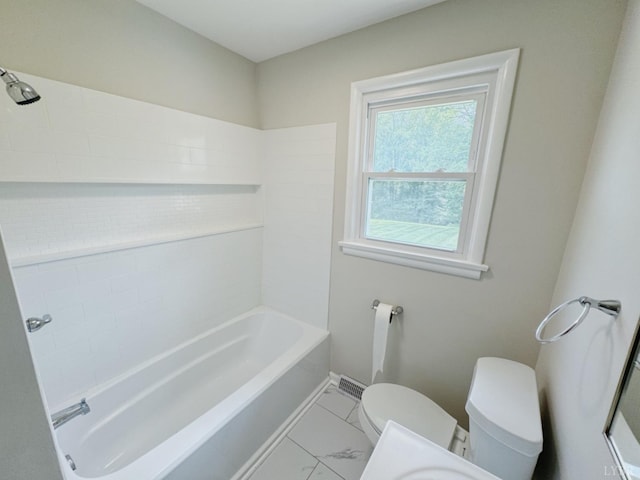 202 Bryant Rd, Lynchburg, VA 24502 - full bathroom with toilet, bathing tub / shower combination, and baseboards