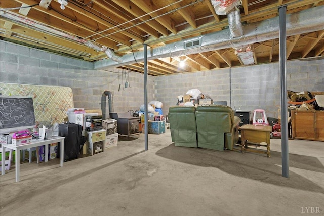 10567 Leesville Rd, Lynch Station, VA 24571 - view of unfinished below grade area