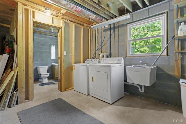 10567 Leesville Rd, Lynch Station, VA 24571 - laundry area with washing machine and clothes dryer