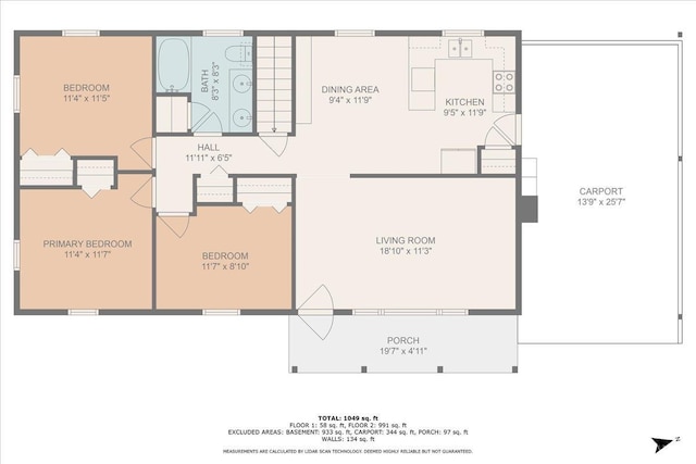 10567 Leesville Rd, Lynch Station, VA 24571 - floor plan / room layout
