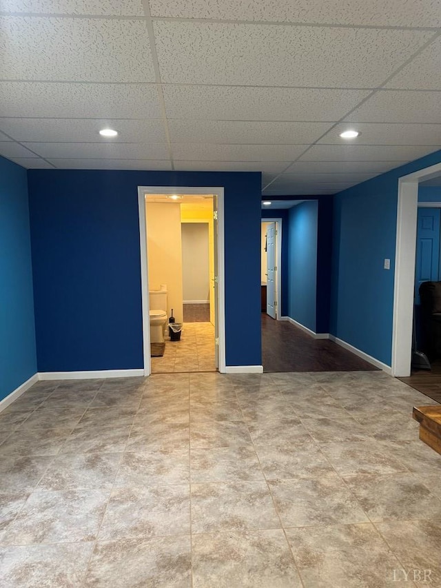 8 Northgate Ct, Lynch Station, VA 24571 - empty room with a drop ceiling and recessed lighting